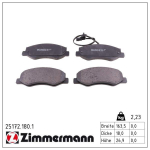 Piduriklotsi komplekt,ketaspidur ZIMMERMANN 25172.180.1