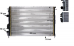 Radiaator,mootorijahutus MAHLE CR 493 000S