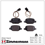 Piduriklotsi komplekt,ketaspidur ZIMMERMANN 25347.140.2
