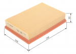 &Otilde;hufilter BOSCH 1 457 433 090