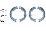 Piduriklotside komplekt,seisupidur TEXTAR 91062900