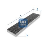 Filter,salongi&otilde;hk UFI 54.118.00