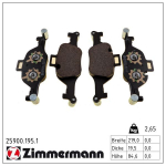 Piduriklotsi komplekt,ketaspidur ZIMMERMANN 25900.195.1