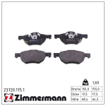 Piduriklotsi komplekt,ketaspidur ZIMMERMANN 23720.175.1
