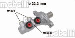 Peapiduri silinder METELLI 05-0681