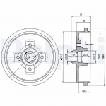 Piduritrummel DELPHI BF310