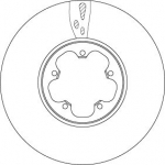 Piduriketas TRW DF6752S