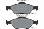 Piduriklotsi komplekt,ketaspidur TEXTAR 2360406