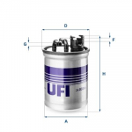 K&uuml;tusefilter UFI 24.003.00