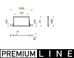 Kompressori&otilde;hu radiaator MAHLE CI 743 000P