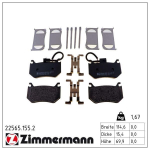 Piduriklotsi komplekt,ketaspidur ZIMMERMANN 22565.155.2