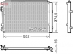 Kondensaator,kliimaseade DENSO DCN41017