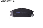 Piduriklotsi komplekt,ketaspidur SKF VKBP 80511 A