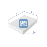 Filter,salongi&otilde;hk UFI 53.032.00
