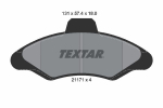 Piduriklotsi komplekt,ketaspidur TEXTAR 2117105