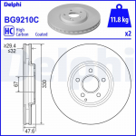 Piduriketas DELPHI BG9210C