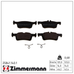 Piduriklotsi komplekt,ketaspidur ZIMMERMANN 25841.140.1