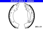 Piduriklotside komplekt ATE 03.0137-0524.2
