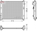 Radiaator,mootorijahutus DENSO DRM46078
