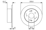 Piduriketas BOSCH 0 986 479 V39