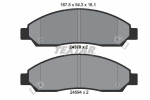 Piduriklotsi komplekt,ketaspidur TEXTAR 2437001