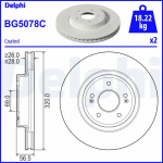 Piduriketas DELPHI BG5078C