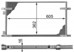 Kondensaator,kliimaseade MAHLE AC 278 000P