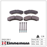 Piduriklotsi komplekt,ketaspidur ZIMMERMANN 29121.200.1