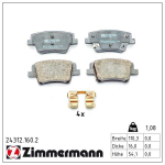 Piduriklotsi komplekt,ketaspidur ZIMMERMANN 24312.160.2