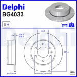 Piduriketas DELPHI BG4033