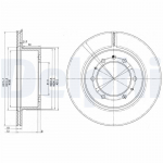 Piduriketas DELPHI BG3117