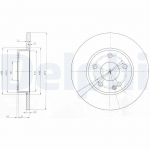 Piduriketas DELPHI BG3840
