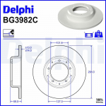 Piduriketas DELPHI BG3982C