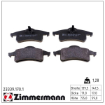 Piduriklotsi komplekt,ketaspidur ZIMMERMANN 23339.170.1