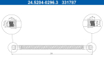 Pidurivoolik ATE 24.5204-0296.3