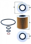 &Otilde;lifilter KNECHT OX 166/1D