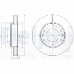 Piduriketas DELPHI BG4296