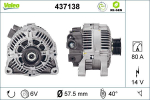 Generaator VALEO 437138