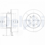 Piduriketas DELPHI BG3609