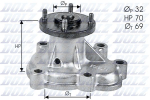 Veepump, mootori jahutus DOLZ O131