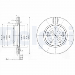 Piduriketas DELPHI BG3721