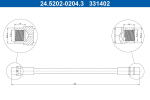 Pidurivoolik ATE 24.5202-0204.3