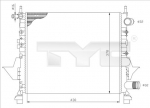 Radiaator,mootorijahutus TYC 728-0041
