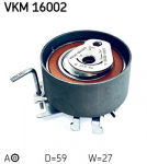 Pingutusrull,Hammasrihm SKF VKM 16002