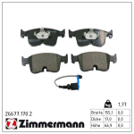 Piduriklotsi komplekt,ketaspidur ZIMMERMANN 26677.170.2