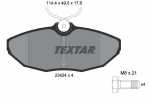Piduriklotsi komplekt,ketaspidur TEXTAR 2342401