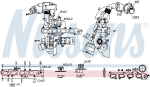 Kompressor,&uuml;lelaadimine NISSENS 93516