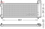 Kondensaator,kliimaseade DENSO DCN50123