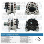 Generaator MEAT & DORIA 5510367