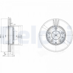 Piduriketas DELPHI BG3874